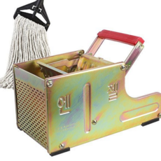 걸레 짜는 기구 가정용 마포 탈수기 업소용 걸레 짜는 통 청소용 스테인레스 청소도구함 발판형 미끄럼