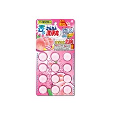 日本Kobayashi小林製藥 香味洗淨丸 柑橘香 排水管道清潔錠 12入/盒, 1個, 蜜桃粉
