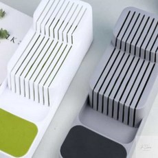 온지니아 보관 서랍 나이프 정리대, 화이트