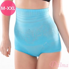Daima黛瑪 超高腰彈力玫瑰緹花塑褲 M-XXL 多色可選 舒適排汗無痕款 型號6750