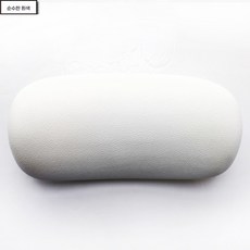 욕조베개 목욕 머리받침 호텔 용품 악세사리 클래식 블랙, 1개, B. 순수한 흰색