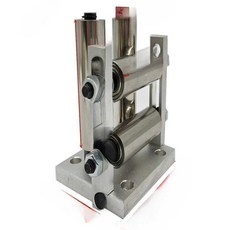 와이어 롤러 랙 배열 장치 시트 브라켓 가이드 랙 리드 웰 랙 가이드 휠 튜브, 1개, 1. 더블노브 데릭 60x60 38mm