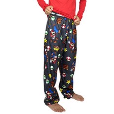 Nintendo 슈퍼 마리오 남아용 파자마 팬츠 회색.104013