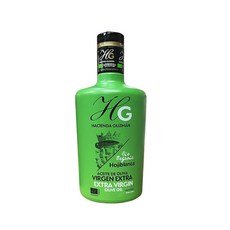 HACIENDA GUZMAN 유기농 Hojiblanca 엑스트라 버진 올리브 오일 500ml(16.9 FZ), 1개, 500ml