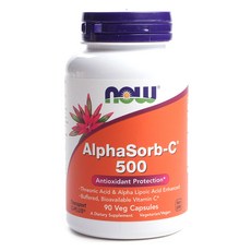 AlphaSorb-C 500素食膠囊, 1罐, 90顆