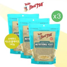 [1+2] 밥스레드밀 수퍼푸드 영양효모 이스트플레이크 142g 비건치즈 채식주의자 치즈대신 천연조미료, 1개