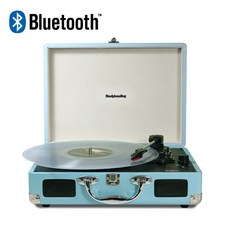 第二代藍牙黑膠唱片播放器 (連接手機電腦) 生日聖誕禮物, 無藍牙版-經典黑