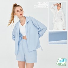 BODYAIR 超輕感薄透連帽防曬外套