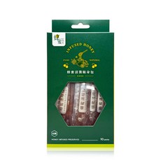 Mr.HONEY 蜂蜜先生 蜂蜜漬檸檬隨身包 獨立小包裝 無添加 24g x 10入, 10個