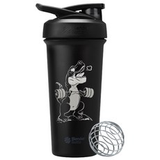 Blender Bottle Strada Sleek 不鏽鋼, 舉肉恐龍, 740ml, 1個