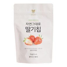 아이보리 자연그대로 딸기칩, 1개, 15g