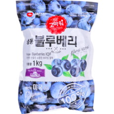 냉동 블루베리 1kg 5개, 냉동 블루베리 1kgX5개