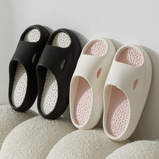 구름 슬리퍼 층간소음 실내화 거실화 eva 사무실, 핑크 260mm(40), 핑크_260mm(40), 1개