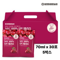 NFC 100% 타트체리 착즙 원액 주스 몽모랑시 타트체리즙, 150개, 70ml