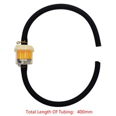 연료 오토바이 더트 카트 및 피트 자전거 49cc 고 125cc 모페드 가스 범용 50cc 필터 모토크로스 스쿠터 파이프 ATV 110cc, Black, Black