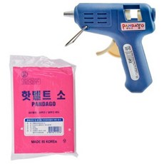 판다고 글루건 소형 20W + 핫멜트 소 500g, 1개