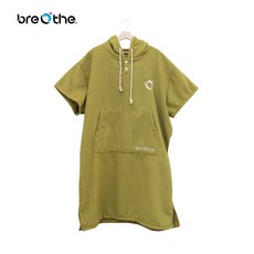 BREATHE 厚款毛巾衣 素色/拼接款 6色, 1個, 大地綠