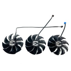 호환 PLD09220S12H RTX3080 FTW3 울트라 게임용 GPU 팬 EVGA 3080TI 3070 비디오 카드 냉각 팬, 04 Fan-ABC, 1개