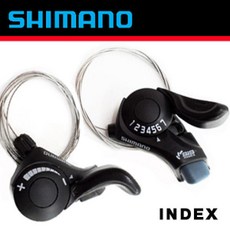 SHIMANO INDEX 7단 21단 그립쉬프트 시마노 변속레버 자전거 변속레버, 왼쪽, 1개
