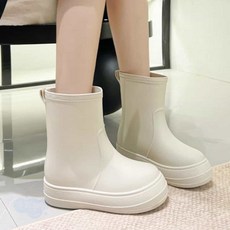 심플 레인부츠 발편한장화