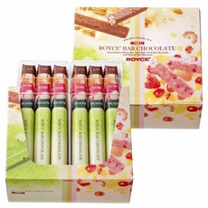 ROYCE 巧克力棒禮盒 堅果味+莓果味+抹茶味 各6入組, 1個