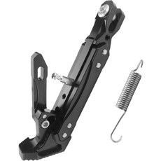 모터사이클 CNC 킥스탠드 조정 삼각대 홀더 수정 풋 사이드 스탠드 연장 모터바이크 딧 핏 바이크20cm26cm 블랙, 20cm-26cm black