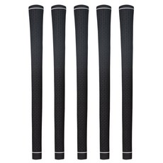 그린유니언 핀하이 아이언 골프 그립 5개입, 1세트, 블랙