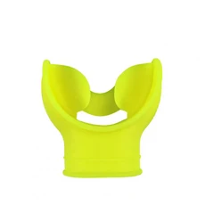 스노클링 마우스피스 실리콘 튜브 다이빙 수중 호흡기, 엘로우