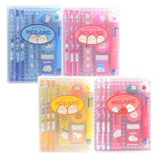 몰랑이 케이스 문구세트(1P) 학용품 필기도구 jhh+1133VS