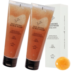 젠바이옴 스크럽워시 마이크로바이옴 바디스크럽 각질 제거 스케일링 바디워시, 2개, 120ml