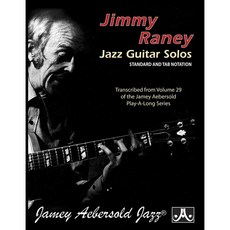 Jimmy Raney Jazz Guitar Solos: Standard and TAB Notation 지미 레이니 재즈 기타 솔로 악보집