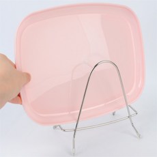 M브릿지 스텐 도마 쟁반 거치대 접시전시거치대