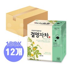쌍계명차 결명자차, 1.2g, 40개입, 12개