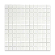유니 글라스모자이크타일 유리모자이크타일 30cm x 30cm, 01 화이트(모노), 1개