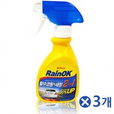 불스원 레인OK 발수코팅세정제x3개 안전운전용품 세차, 단일 수량, 300ml