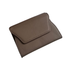 真皮短夾 女生短夾 牛皮兩折短夾 黑色真皮錢包 現貨