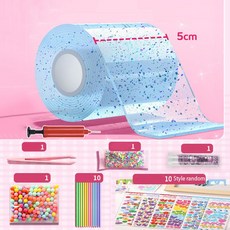 나노 테이프 스퀴시 PET 블로우 버블 비 마킹 양면 재사가능스티커 선물, 5cmx1m-Blue-1pc 2