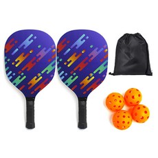 연습용 라켓 피클볼 패들 세트 파우치 볼 입문 스포츠, 옵션A