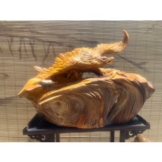 太行崖柏 雄鷹 擺件, 如圖所示, 1個