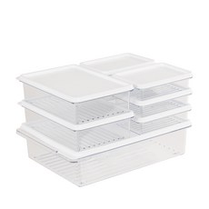 韓國昌信生活 SENSE冰箱收納保鮮盒獨家限定組 冰箱管理大師 保鮮盒 收納盒 冷凍收納盒, 1套, Sense冰箱收納-獨家限定A-8件組