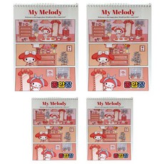 산리오캐릭터즈 무선종합장 35매, 4개, 마이멜로디