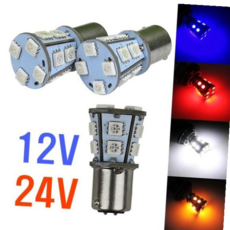 자동차전구 자동차 LED전구 3칩 14발 싱글 더블 DIY다용도 실내등, 12V 싱글