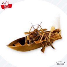 아카데미과학 다빈치 외륜선 증기선 원리 목재 범선 조립 키트 픽앤코401