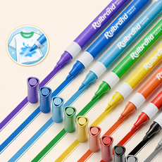 옷에 묻어도 지워지는 워셔블 마카 수성 색칠펜, 1세트, 36색