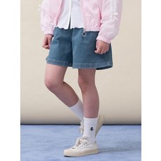 빈폴키즈 여아 데님 반바지 블루