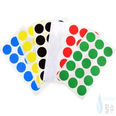 필수가게 칭찬스티커 지름25mm 7매 소량스티커, 검정색, 7개, 검정색