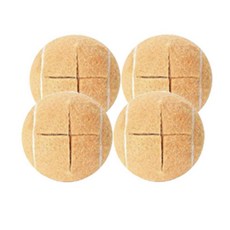 춘게엘 테니스공 소음방지 의자 발 커버, 4개, 베이지