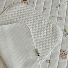 돗투돗 다이아몬드 순면 누빔 유아 방수패드 아기침대 슈퍼싱글 퀸, 1개