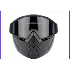 오토바이 고글 김서림방지 방풍 라이딩 안전보호 야외활동 눈보호, 1개, C_블랙 테두리 투명