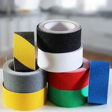 논슬립 잔솔 계단 미끄럼 패드 매트 방지 테이프 5M 잔솔 안전보호구, 블랙옐로우(BY), 1개